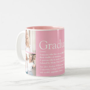 Caneca De Café Em Dois Tons Definição de Graduado Foto Moderna Rosa Feminina