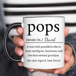 Caneca De Café Em Dois Tons Definição de Pops Personalizada