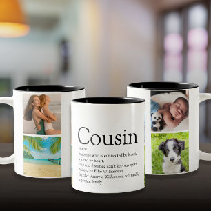 Caneca De Café Em Dois Tons Definição Moderna Divertida e Legal para Primo 4 F