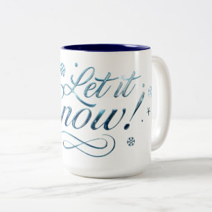 Caneca De Café Em Dois Tons Deixais lhe para nevar
