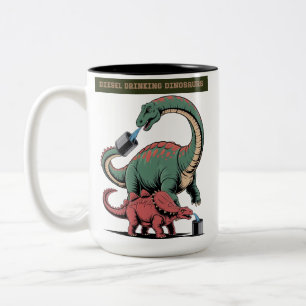 Caneca De Café Em Dois Tons Deixe A Festa Começar