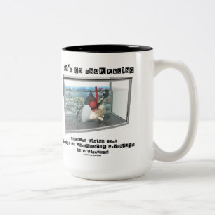 Caneca De Café Em Dois Tons Deixe-nos ir Snorkeling porque o código de fixação