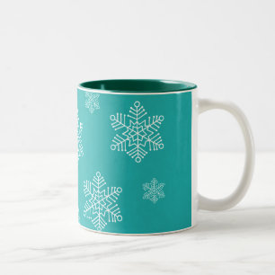 Caneca De Café Em Dois Tons Deixe-o passar férias, Turquoise