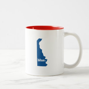 CANECA DE CAFÉ EM DOIS TONS DELAWARE ESTADO AZUL