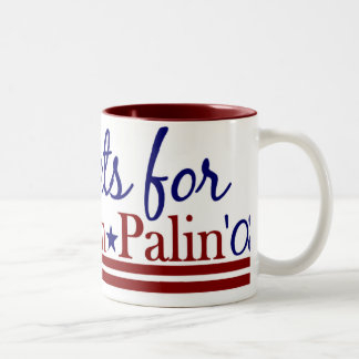 Caneca De Café Em Dois Tons Democratas para McCain Palin