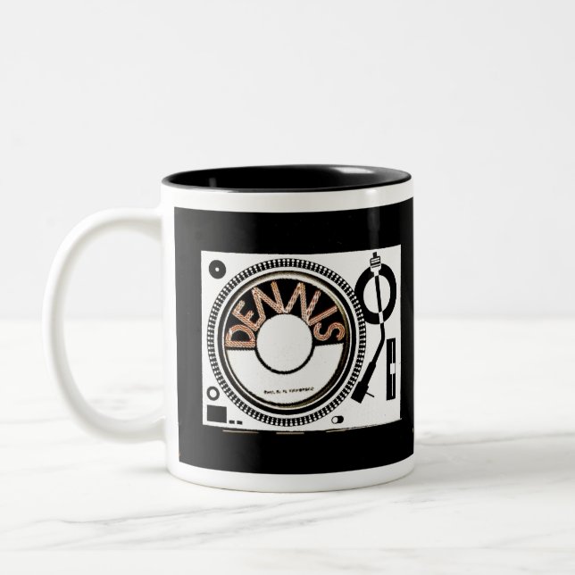 CANECA DE CAFÉ EM DOIS TONS DENNIS TURNTABLE (Esquerda)