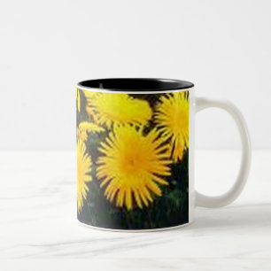 Caneca De Café Em Dois Tons Dente-de-leão