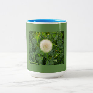 Caneca De Café Em Dois Tons Dente-de-leão