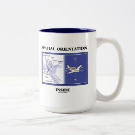 Caneca De Café Em Dois Tons Dentro de Orientação Espacial (Plano Anatômico Aur