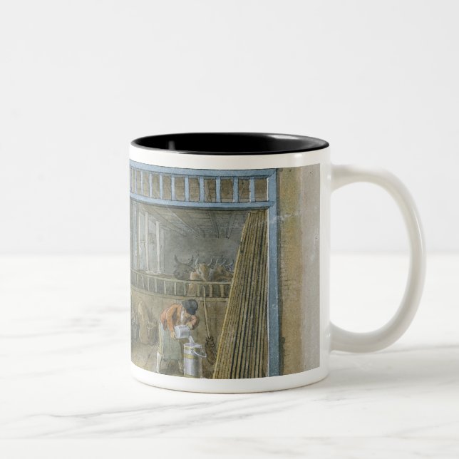 Caneca De Café Em Dois Tons Depositário da vaca, 1825 (Direita)