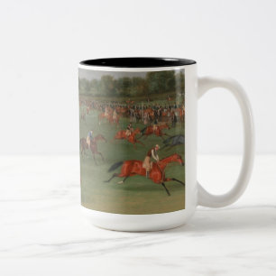 Caneca De Café Em Dois Tons Derby Day Race Hormonas