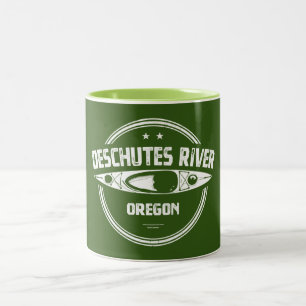 Caneca De Café Em Dois Tons Deschutes River, Oregon