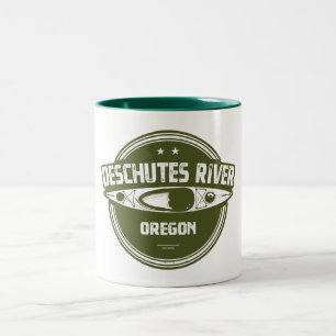 Caneca De Café Em Dois Tons Deschutes River, Oregon
