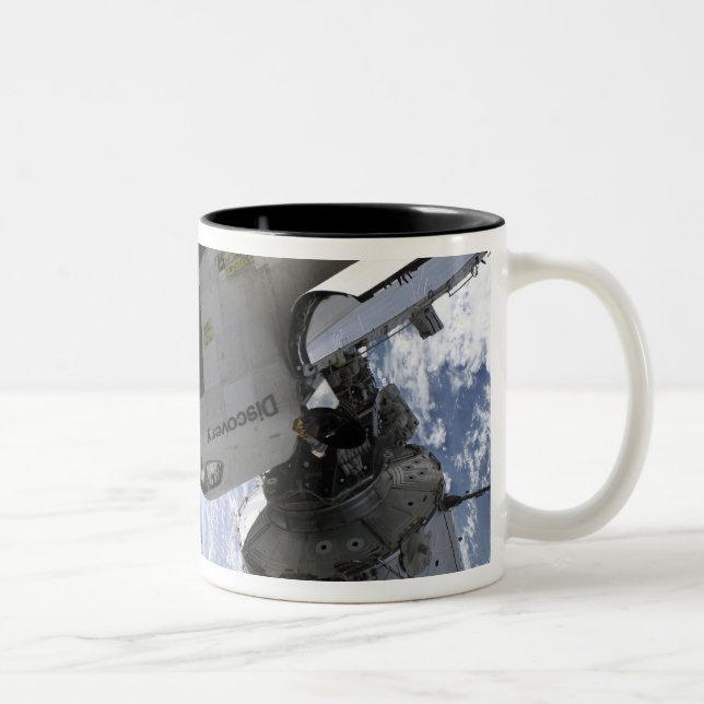 Caneca De Café Em Dois Tons Descoberta de Encerramento de Espaço ancorada (Direita)