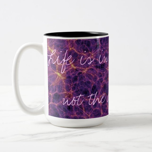 Caneca De Café Em Dois Tons Desconhecido do destino (Esquerda)