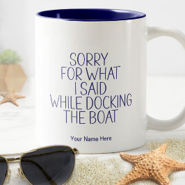 Caneca De Café Em Dois Tons Desculpe Pelo Que Eu Disse Humor Engraçado De Barc