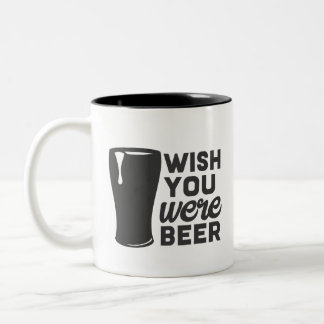 Caneca De Café Em Dois Tons Desejo Divertido Você Era Cerveja