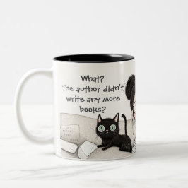 Caneca De Café Em Dois Tons Desespero de um Leitor de Amor de Gato