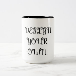 Caneca De Café Em Dois Tons Design