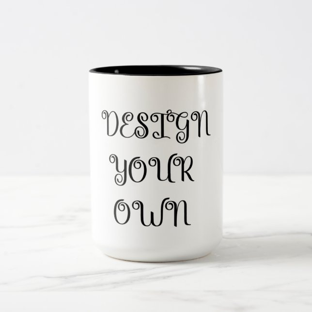 Caneca De Café Em Dois Tons Design (Centro)