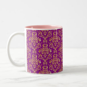 Caneca De Café Em Dois Tons Design à moda elegante