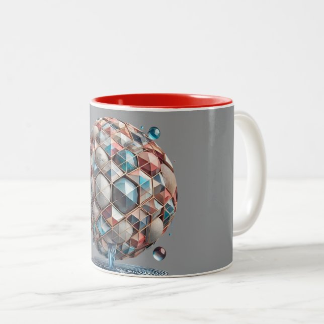 Caneca De Café Em Dois Tons Design de Cobrir de taça (Frente Esquerda)