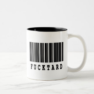 Caneca De Café Em Dois Tons design de código de barras