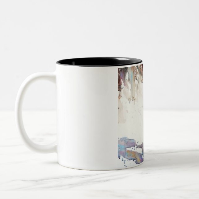 CANECA DE CAFÉ EM DOIS TONS DESIGN DE IRMÃO E IRMÃ (Esquerda)