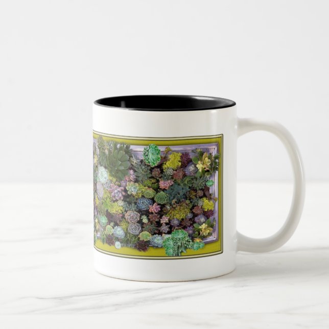 Caneca De Café Em Dois Tons Design de jardim de sucesso (Direita)
