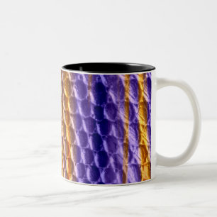 Caneca De Café Em Dois Tons Design de pintura de arte colorida