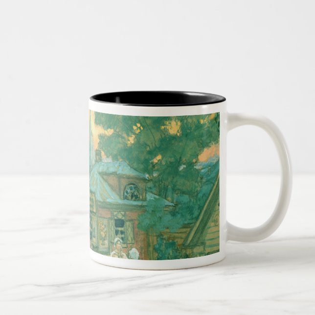 Caneca De Café Em Dois Tons Design do palco para o jogo de Ostrovsky (Direita)
