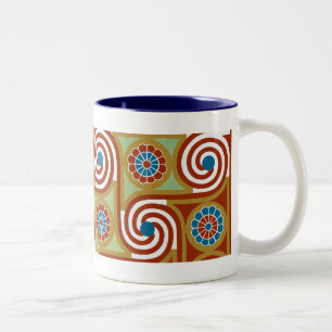 Caneca De Café Em Dois Tons Design egípcio #4 em Emporio Moffa