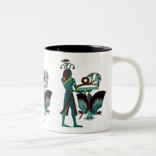 Caneca De Café Em Dois Tons Design egípcio #5 em Emporio Moffa