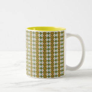 Caneca De Café Em Dois Tons Design egípcio nº 6 em Emporio Moffa