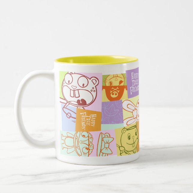 Caneca De Café Em Dois Tons design gráfico (Esquerda)