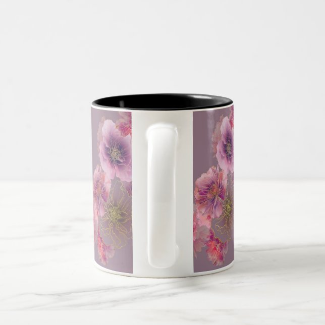 Caneca De Café Em Dois Tons Design Mug (Alça)