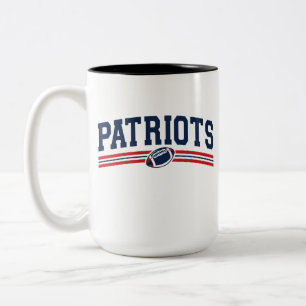 Caneca De Café Em Dois Tons Design Patriota Vintage para Homens Mulheres e Cri
