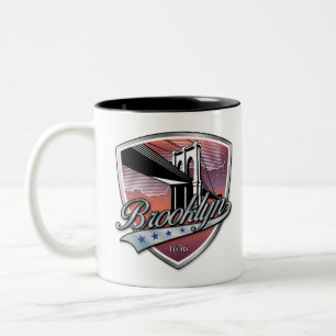 Caneca De Café Em Dois Tons Design Silver Brooklyn