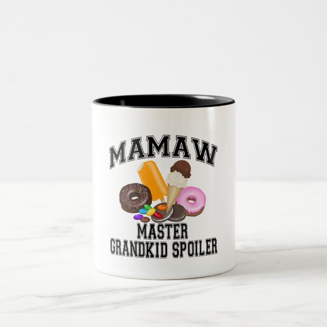 Caneca De Café Em Dois Tons Desmancha prazeres Mamaw do Grandkid (Centro)