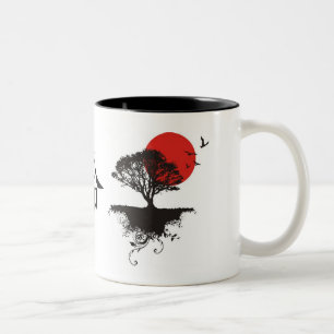 Caneca De Café Em Dois Tons Destino