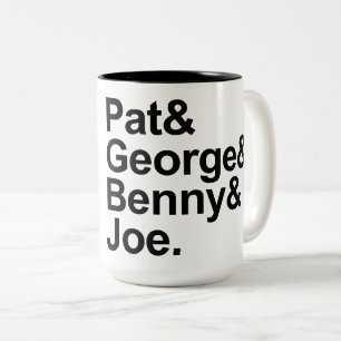 Caneca De Café Em Dois Tons Detetives da matemática - pancadinha, George,