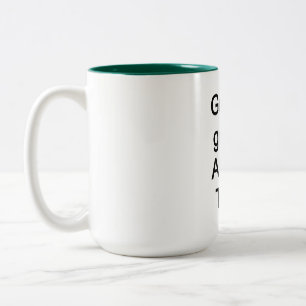 Caneca De Café Em Dois Tons Deus é bom, o tempo todo