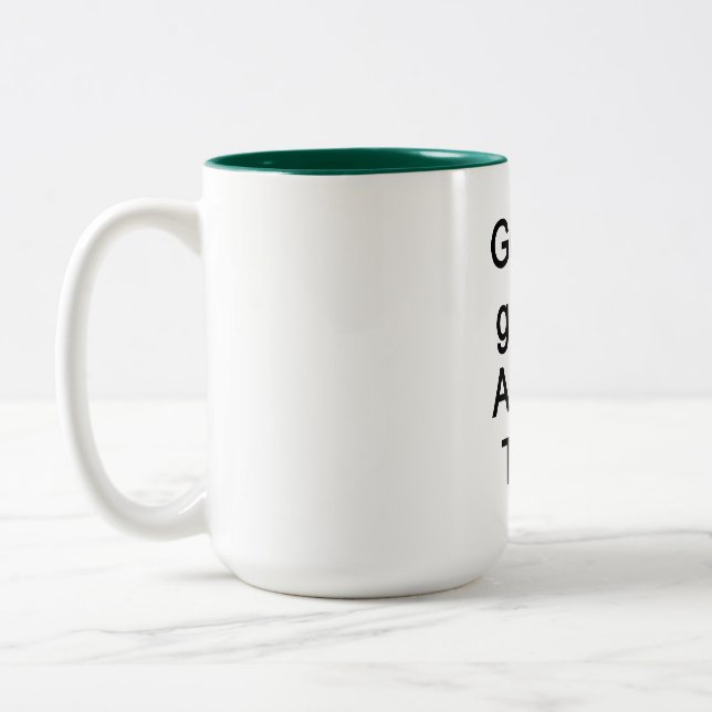 Caneca De Café Em Dois Tons Deus é bom, o tempo todo (Esquerda)
