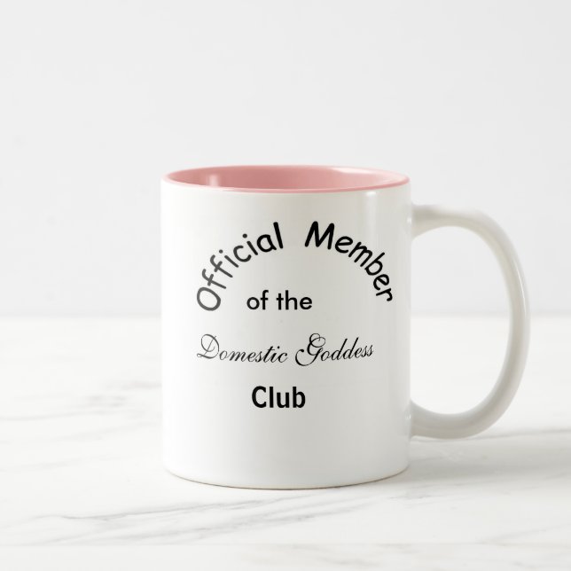 Caneca De Café Em Dois Tons Deusa doméstica (Direita)