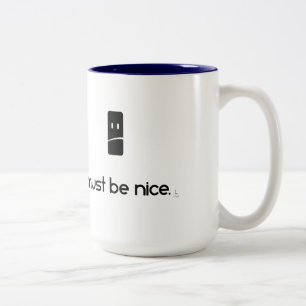 Caneca De Café Em Dois Tons Deve ser agradável