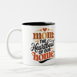 Caneca De Café Em Dois Tons dever da mamãe
