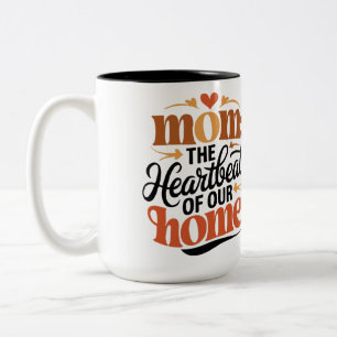 Caneca De Café Em Dois Tons dever da mamãe