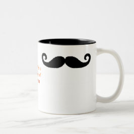 Caneca De Café Em Dois Tons Devo bigode
