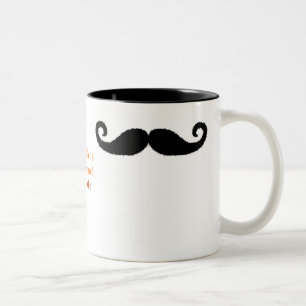 Caneca De Café Em Dois Tons Devo bigode