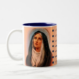 Caneca De Café Em Dois Tons Devoção-Mãe Triste